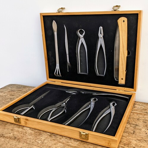Tinyroots Bamboo Case Bonsai Tool Kits
